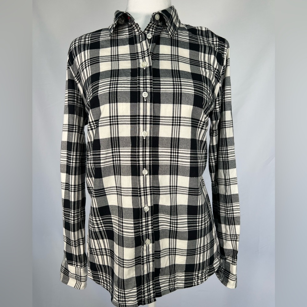 Talbots plaid shirt